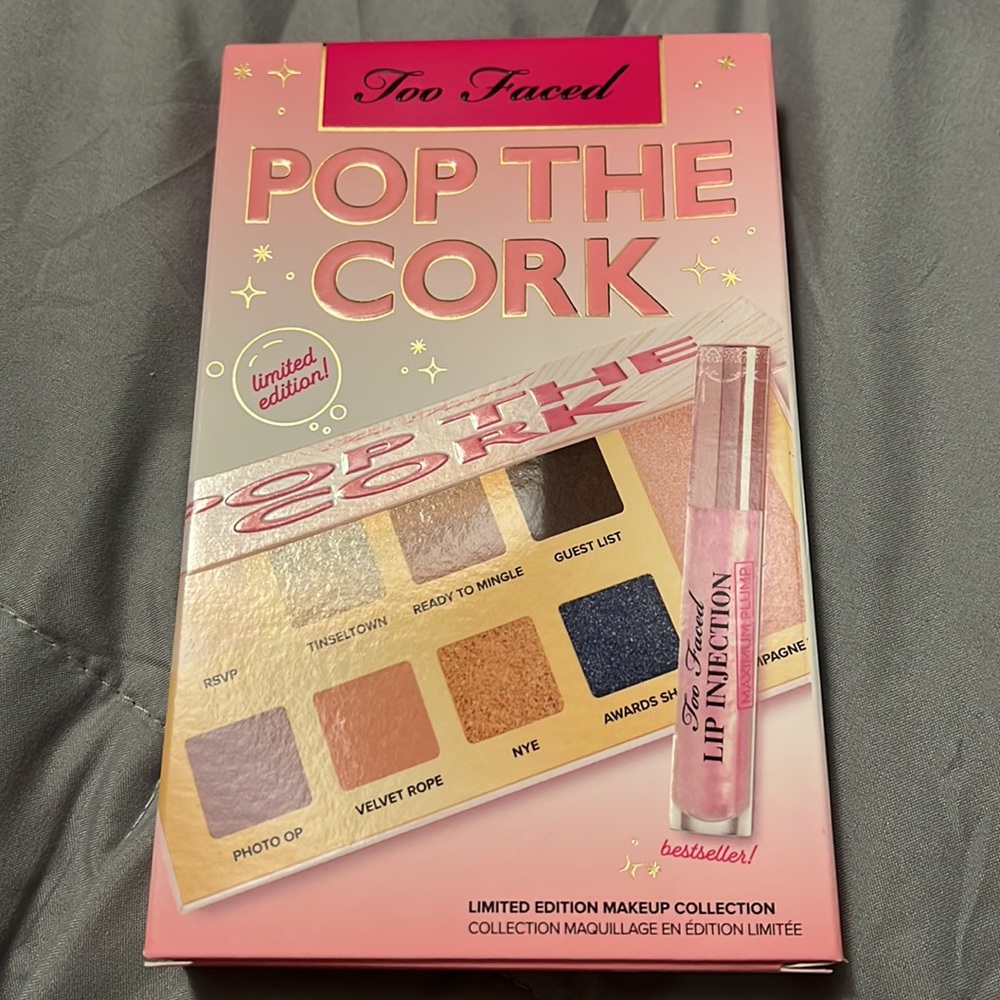 Too Faced Pop The Cork limited edition makeup set, NEW!